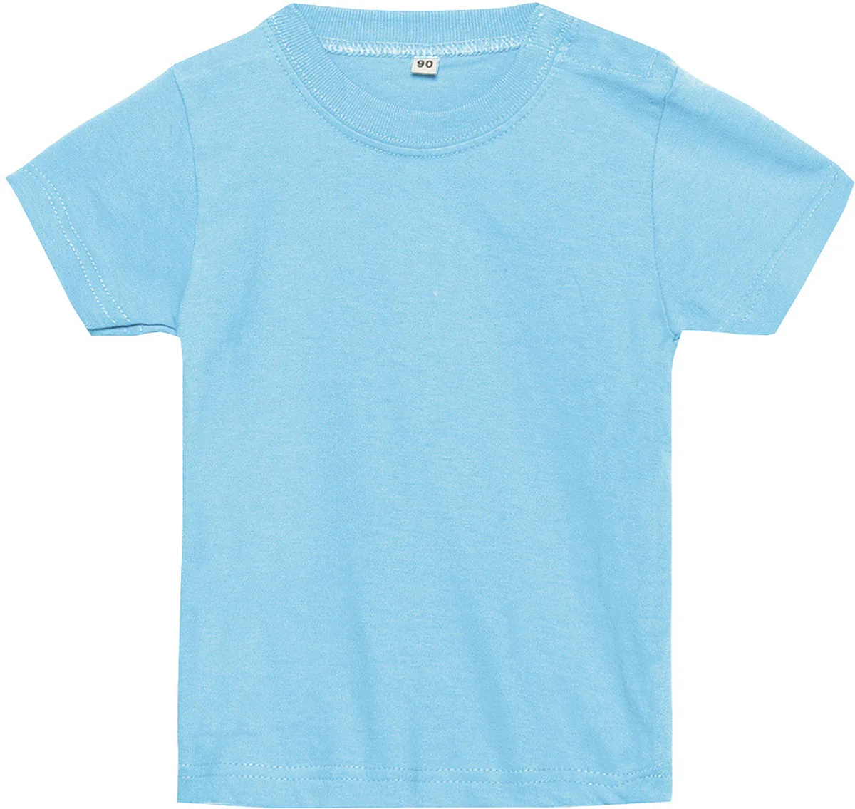 5.6オンス ヘビーウェイト ベビーTシャツ（133 ライトブルー）の正面