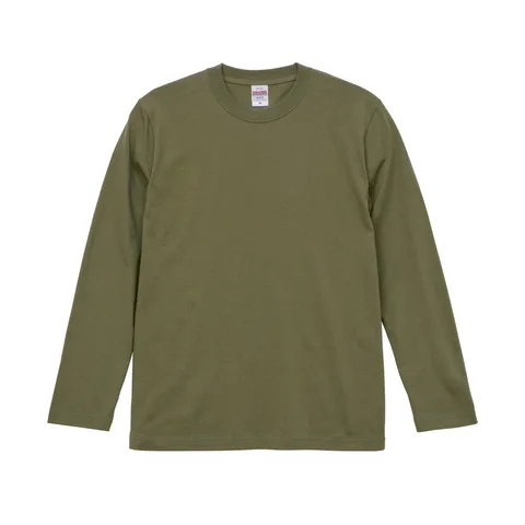 5.6オンス ロングスリーブTシャツ カラー:ライトオリーブ（739）