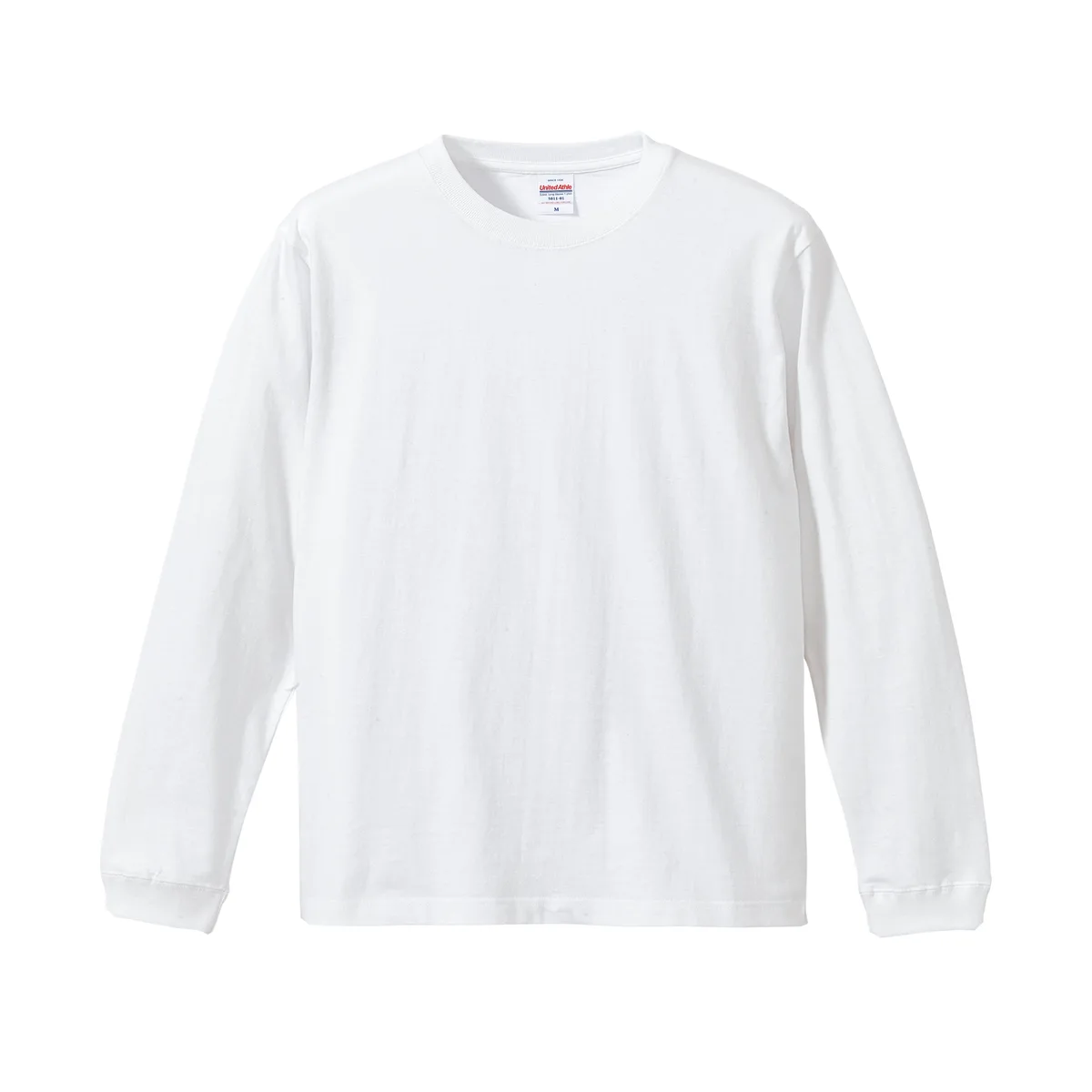 5.6オンス ロングスリーブTシャツ（1.6インチリブ） ホワイト
