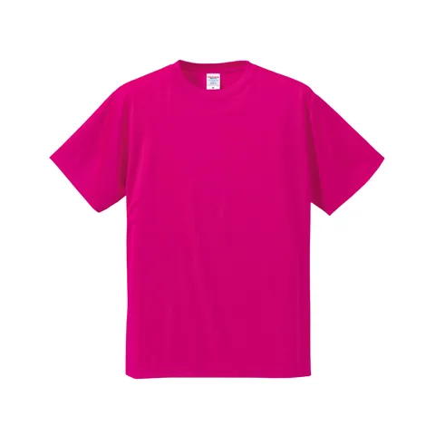 4.7オンス ドライシルキータッチTシャツ（ローブリード） カラー:トロピカルピンク（511）