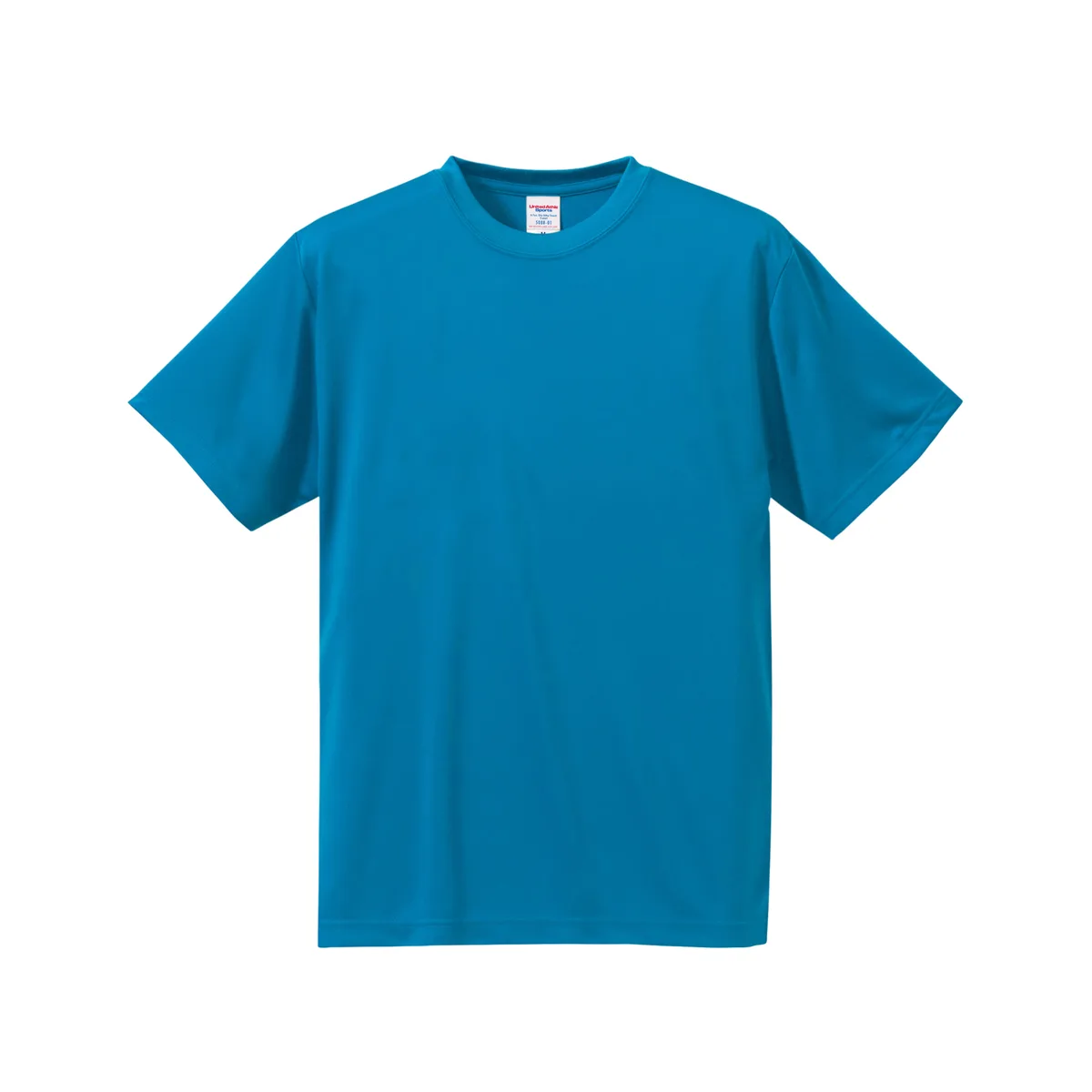 4.7オンス ドライシルキータッチTシャツ（ローブリード） ターコイズブルー