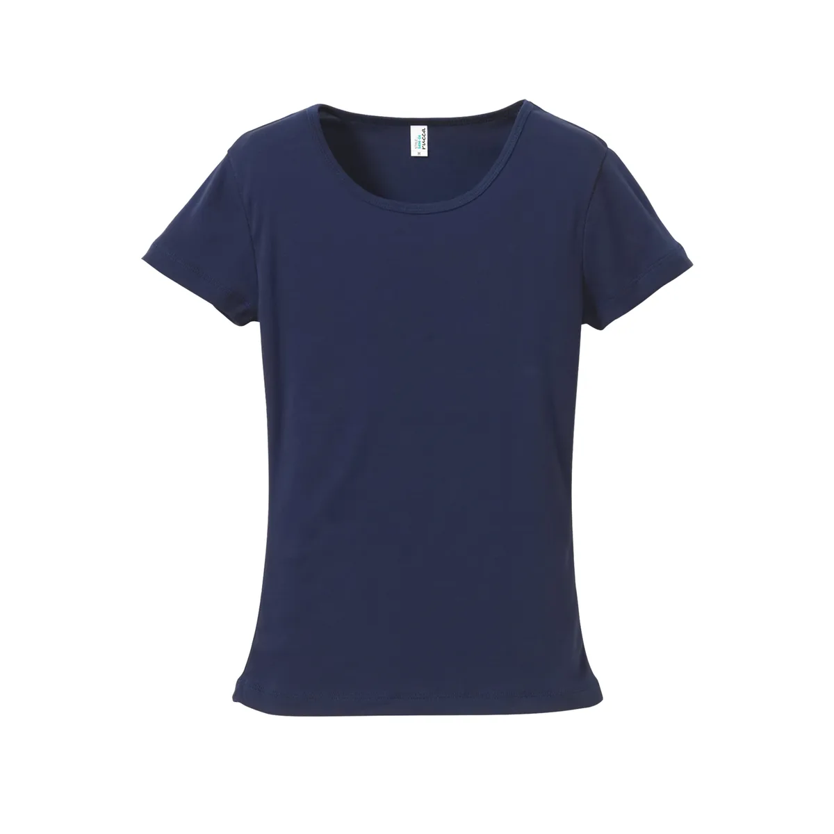 6.2オンス CVC フライス Tシャツ ネイビー