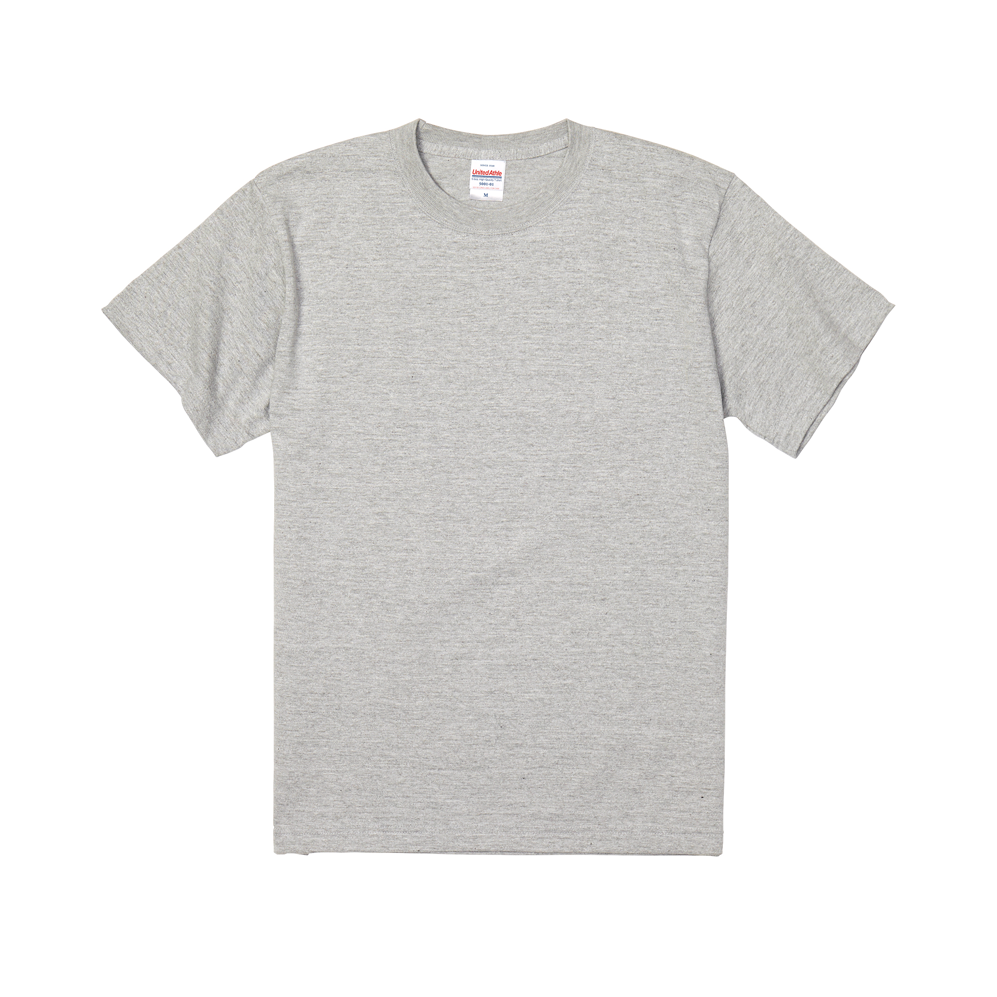 5.6オンス ハイクオリティーTシャツ カラー:ミックスグレー（006）