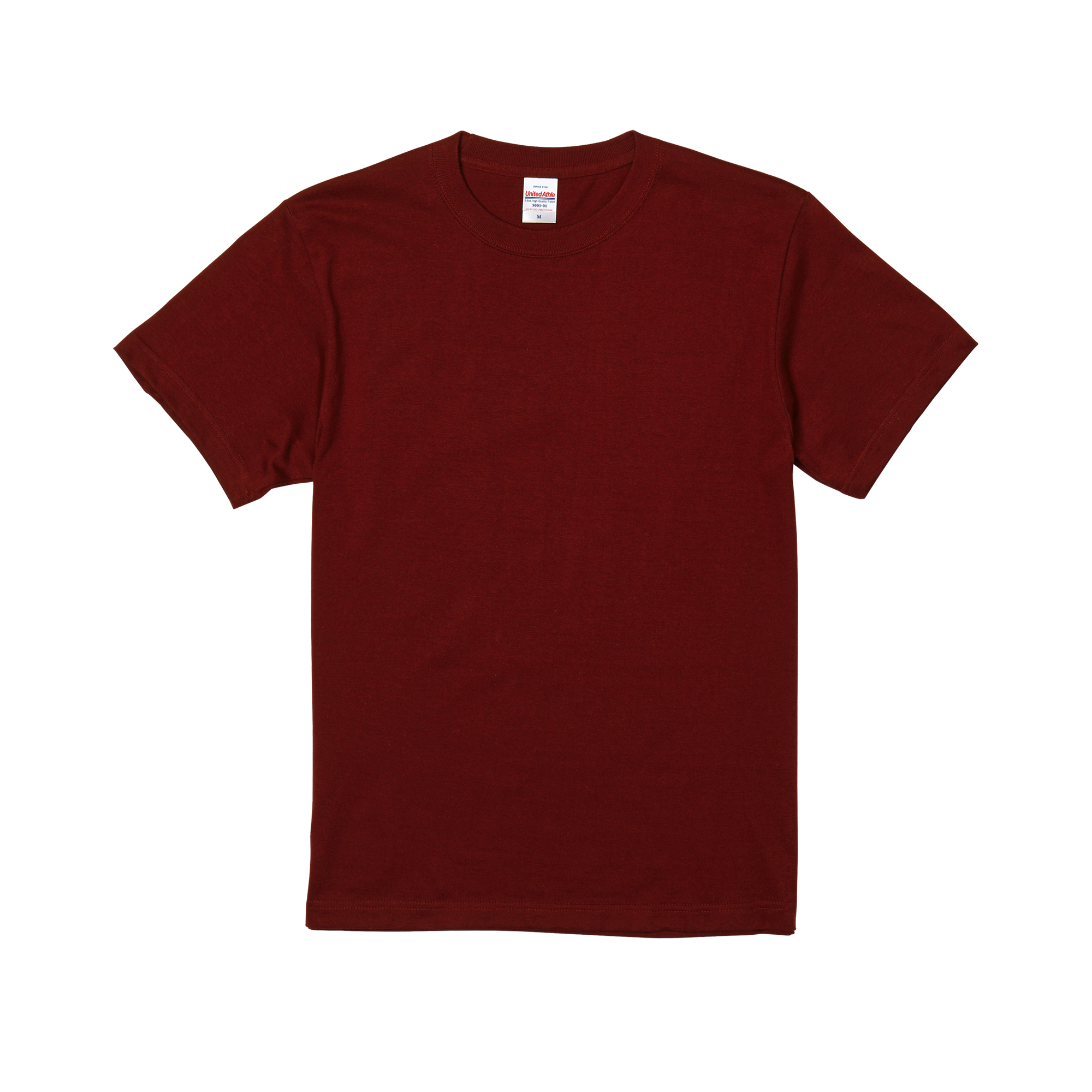 5.6オンス ハイクオリティーTシャツ カラー:バーガンディ（072）