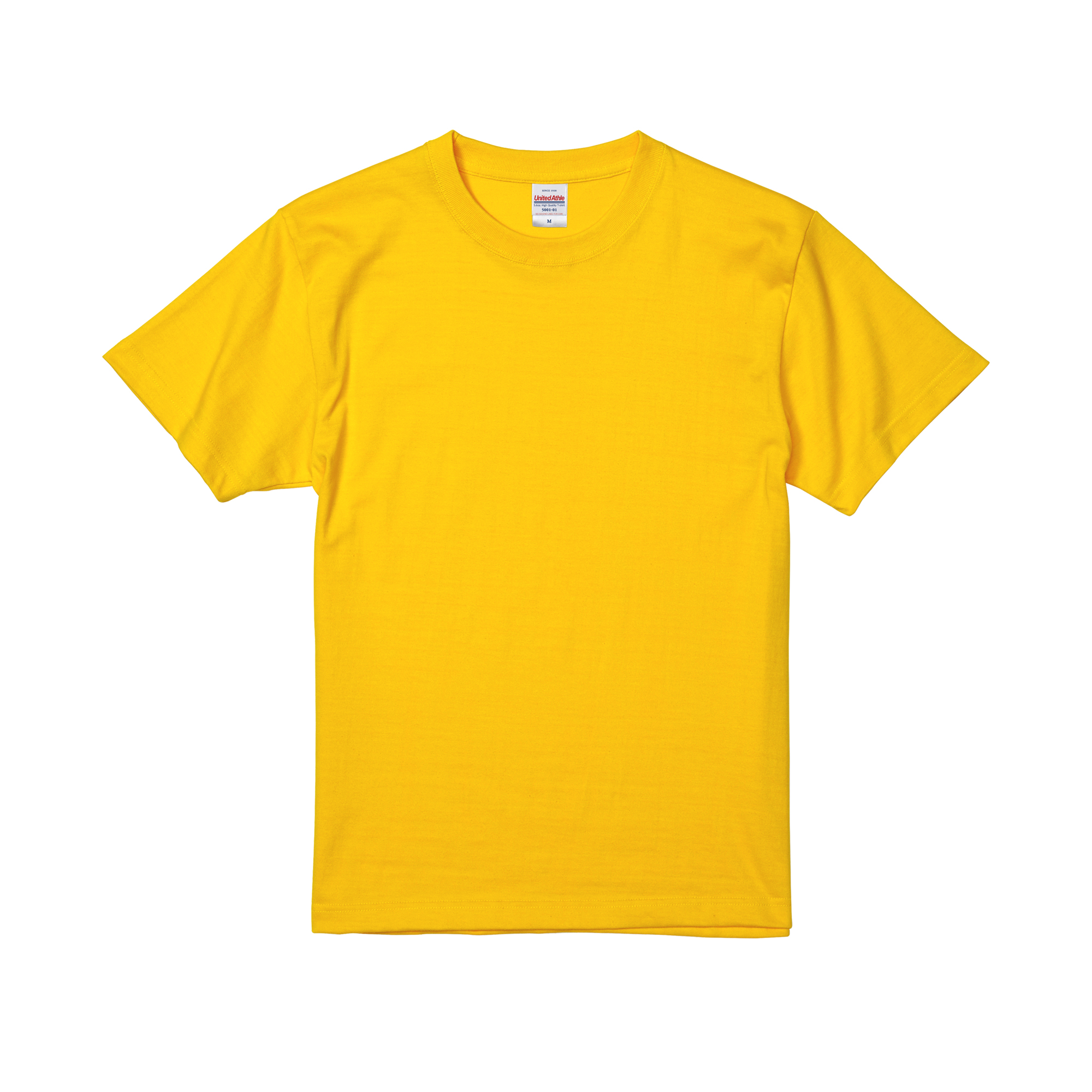 5.6オンス ハイクオリティーTシャツ カラー:カナリアイエロー（190）