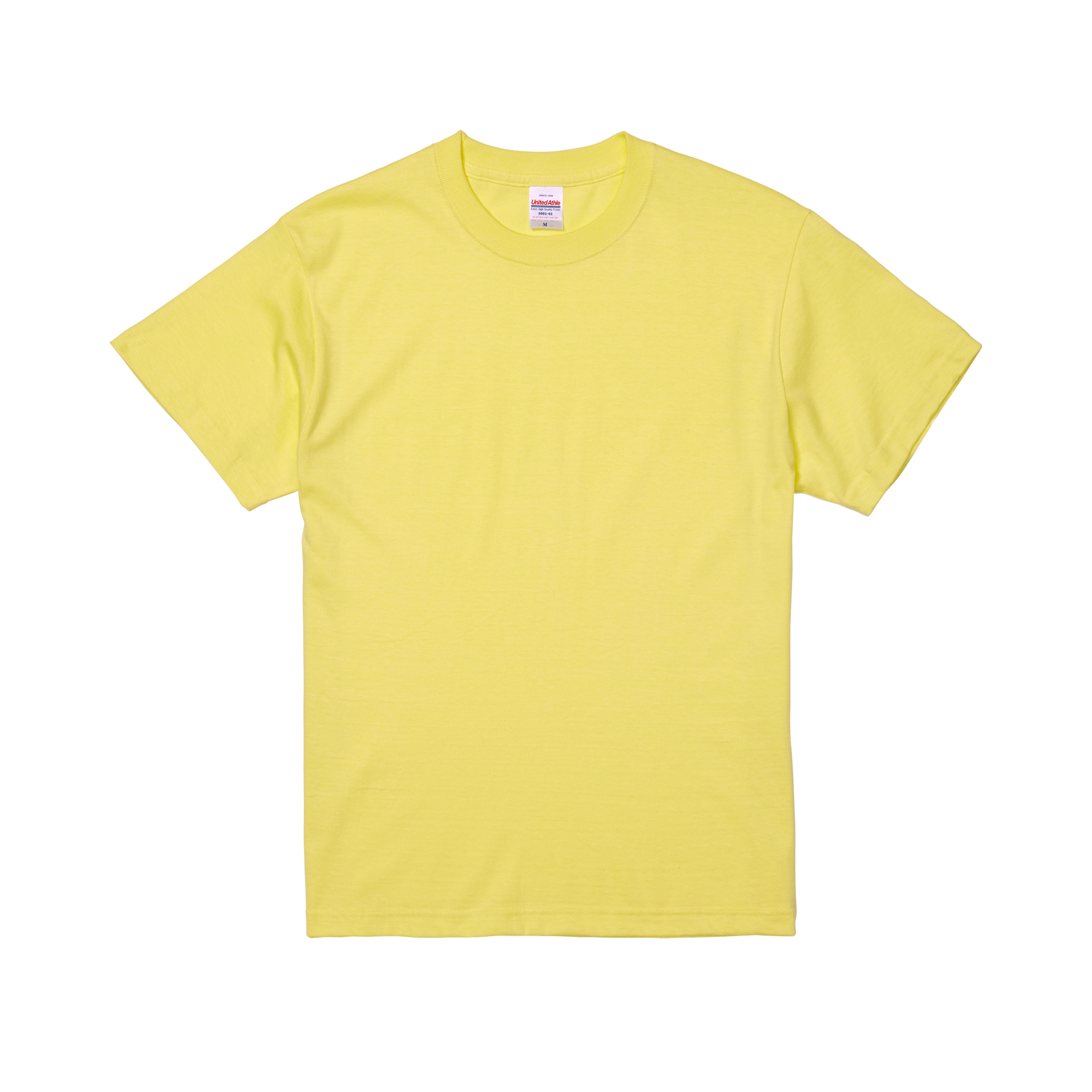 5.6オンス ハイクオリティーTシャツ カラー:ライトイエロー（487）