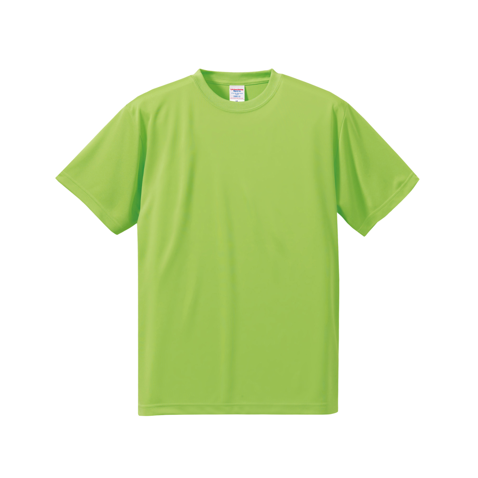 4.7オンス ドライシルキータッチTシャツ カラー:ライムグリーン（036）