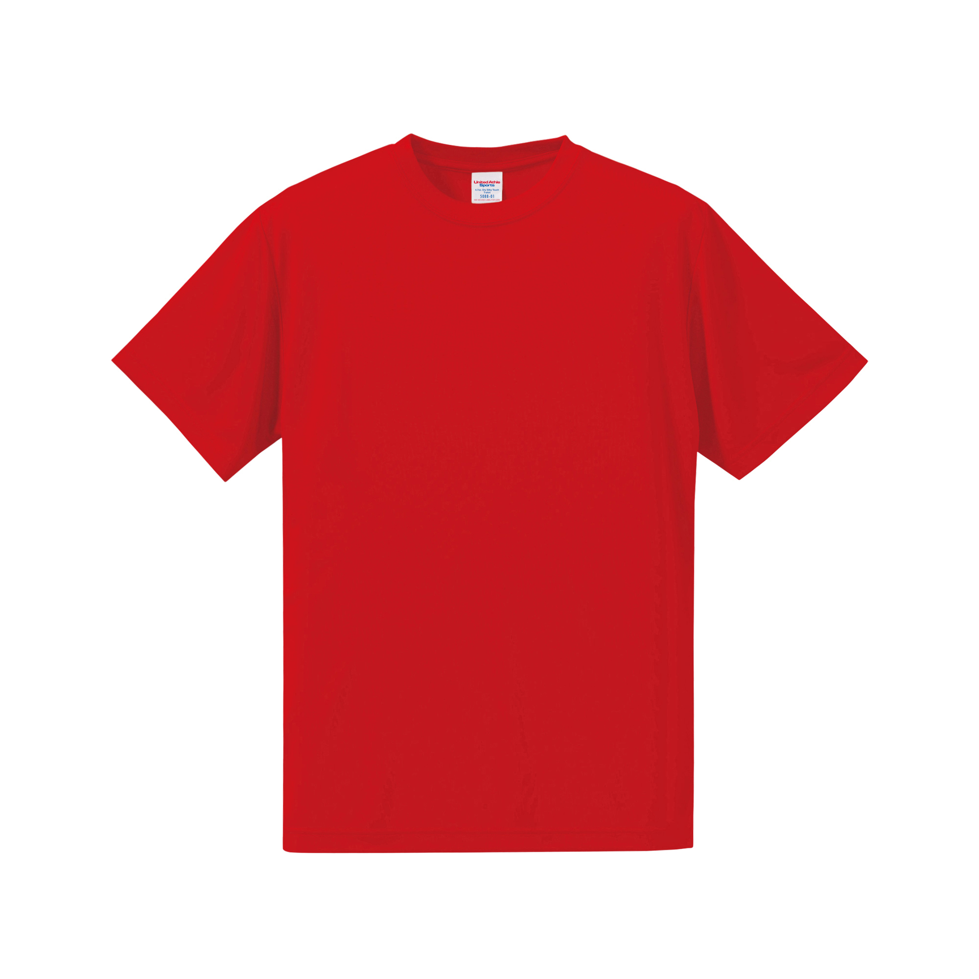 4.7オンス ドライシルキータッチTシャツ カラー:レッド（069）