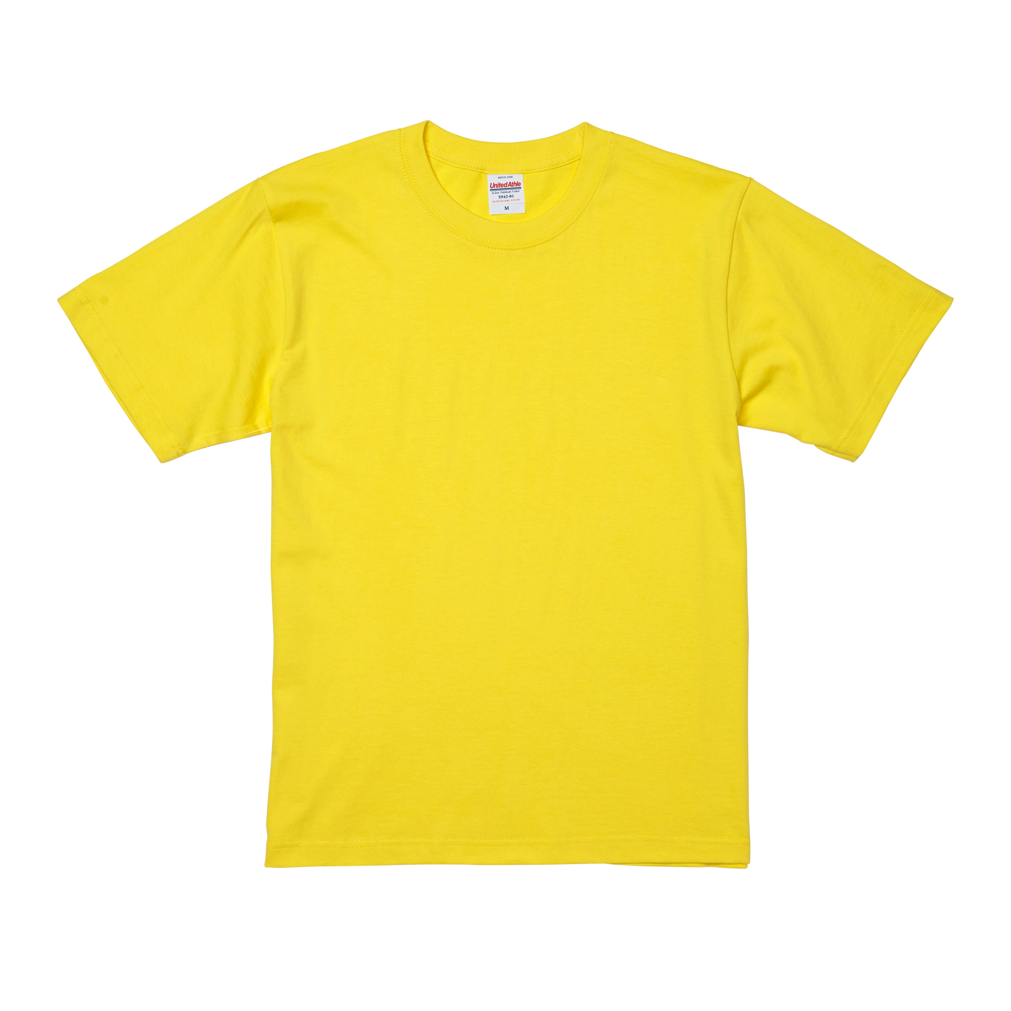 6.2オンス プレミアムTシャツ カラー:イエロー（021）