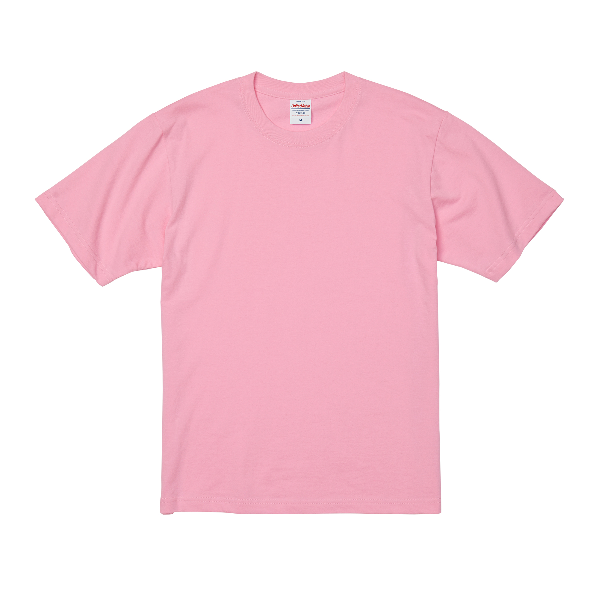 6.2オンス プレミアムTシャツ カラー:ピンク（066）
