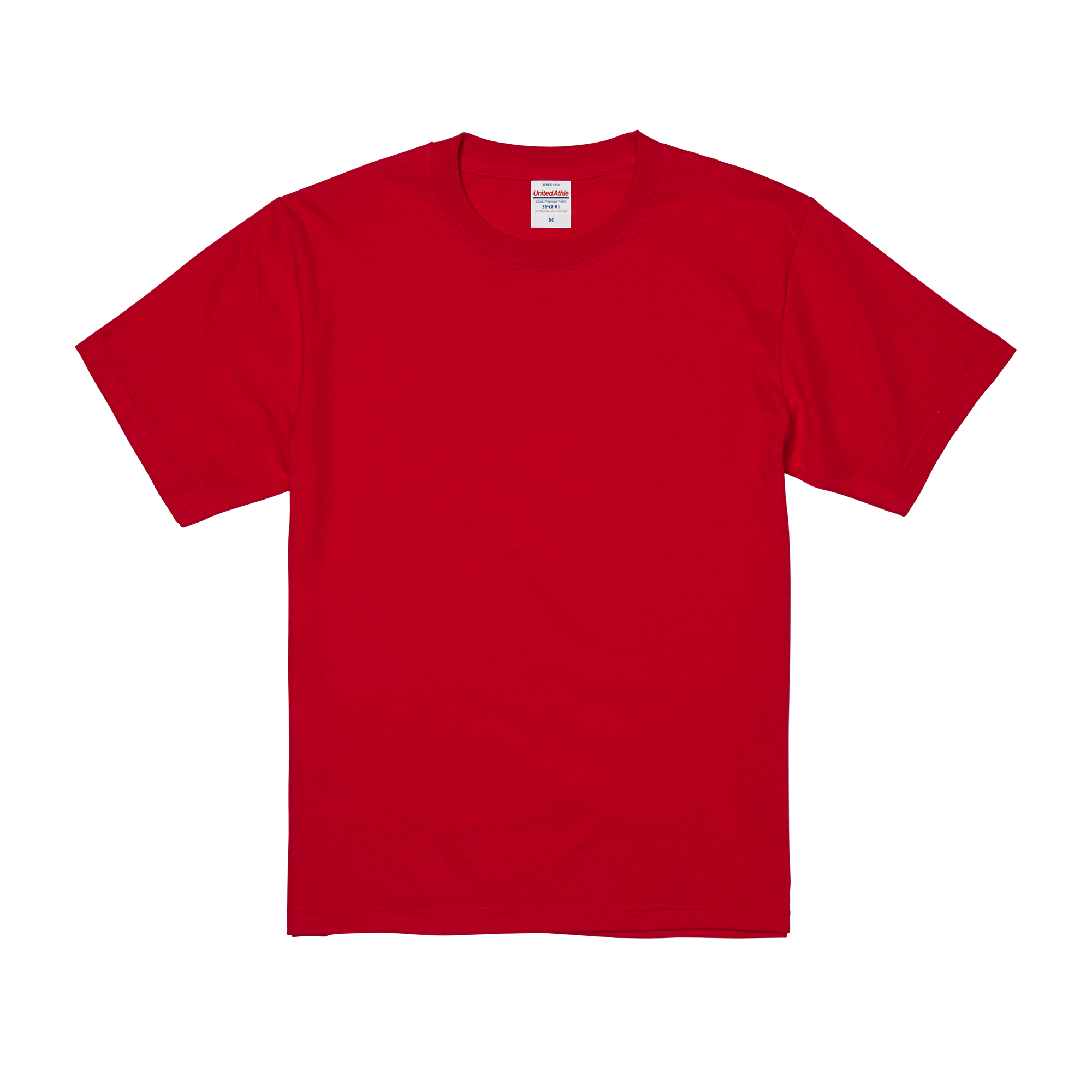 6.2オンス プレミアムTシャツ カラー:レッド（069）