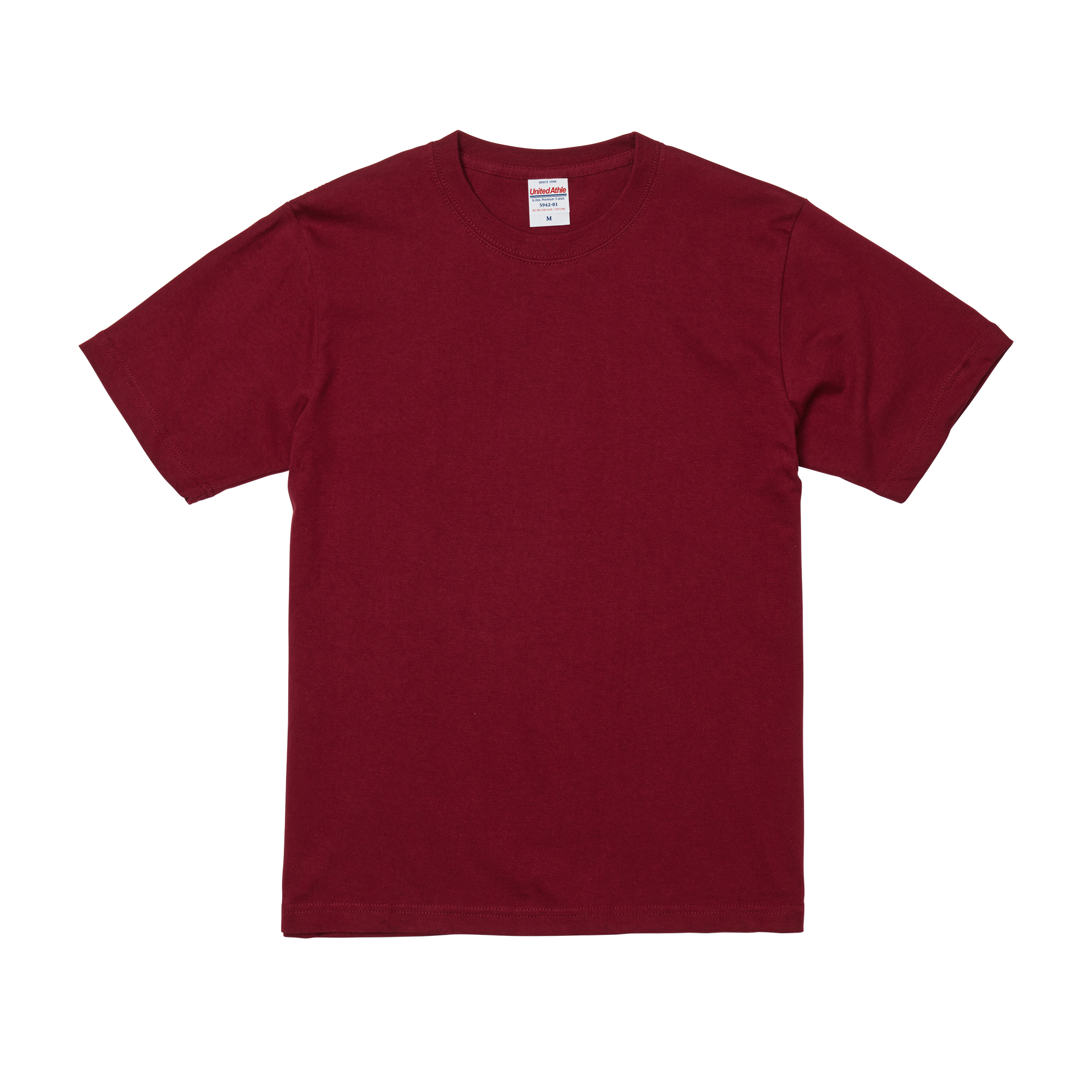 6.2オンス プレミアムTシャツ カラー:バーガンディ（072）