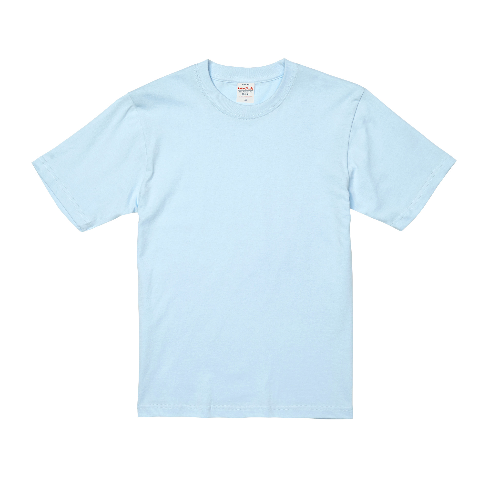 6.2オンス プレミアムTシャツ カラー:ライトブルー（488）