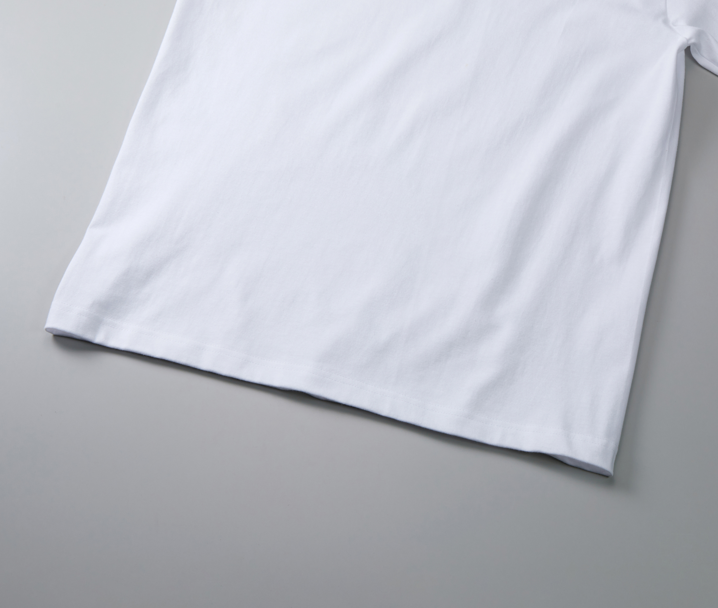 6.2オンス プレミアムTシャツ 裾口の縫製ディテール
